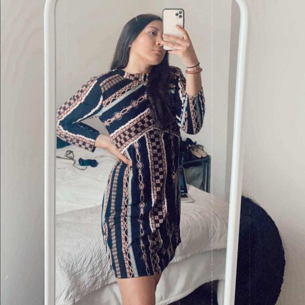 FREE PEOPLE LONG SLEEVE DRESS